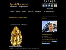 Tablet Screenshot of agent4stars.com